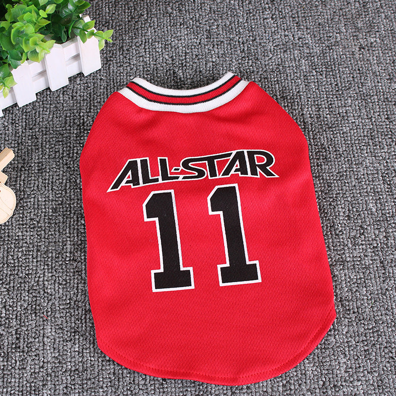 Canotta Estiva per Cani – Tema All Star NBA