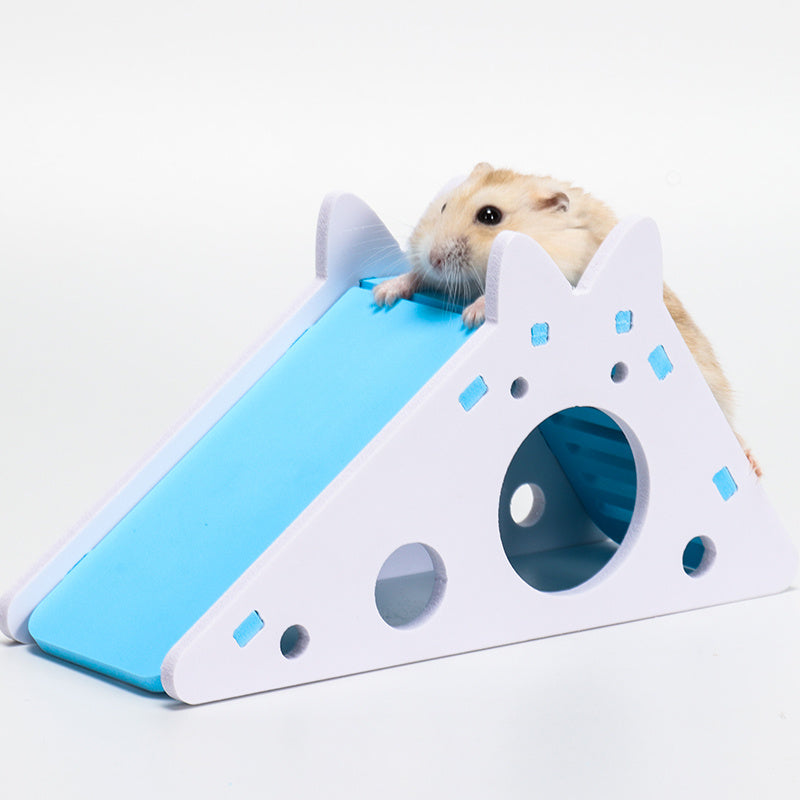 Scivolo con Casetta Colorata in PVC per Criceti