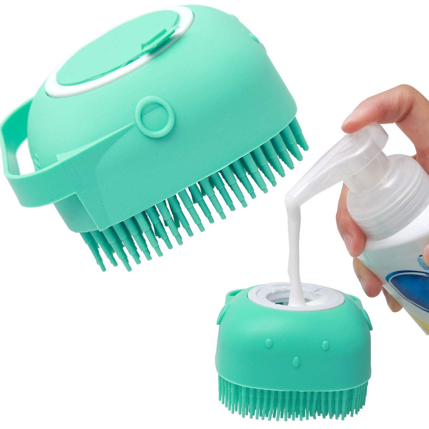 Spazzola da Bagno 2 in 1 – Lava e Massaggia il Tuo Pet