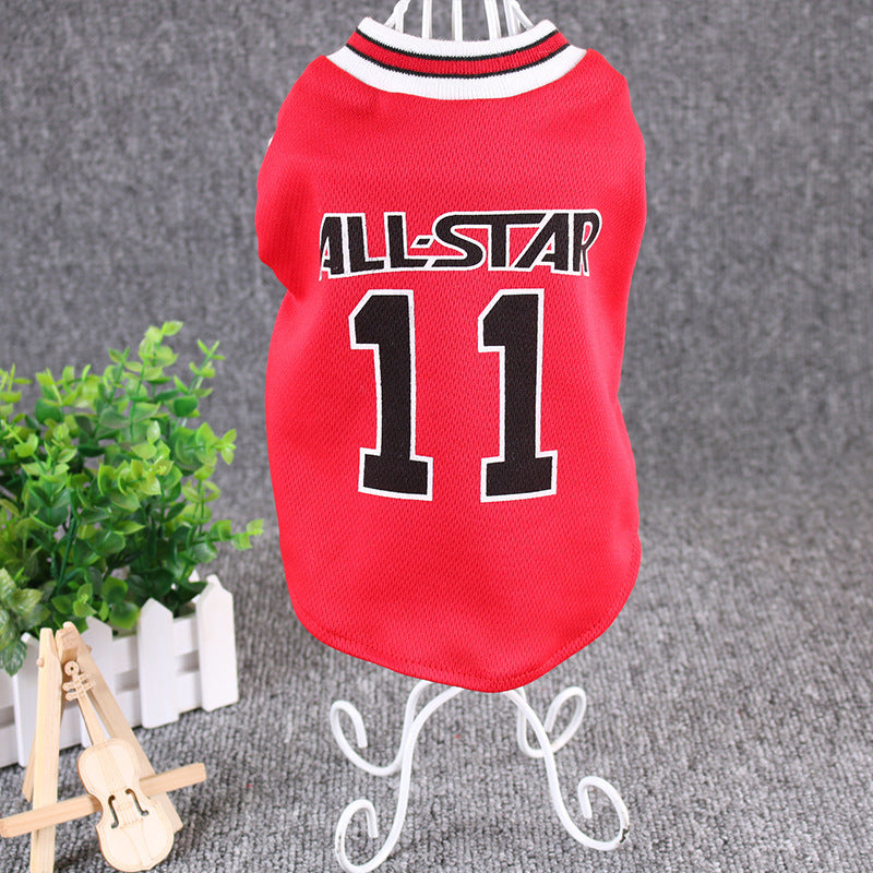 Canotta Estiva per Cani – Tema All Star NBA