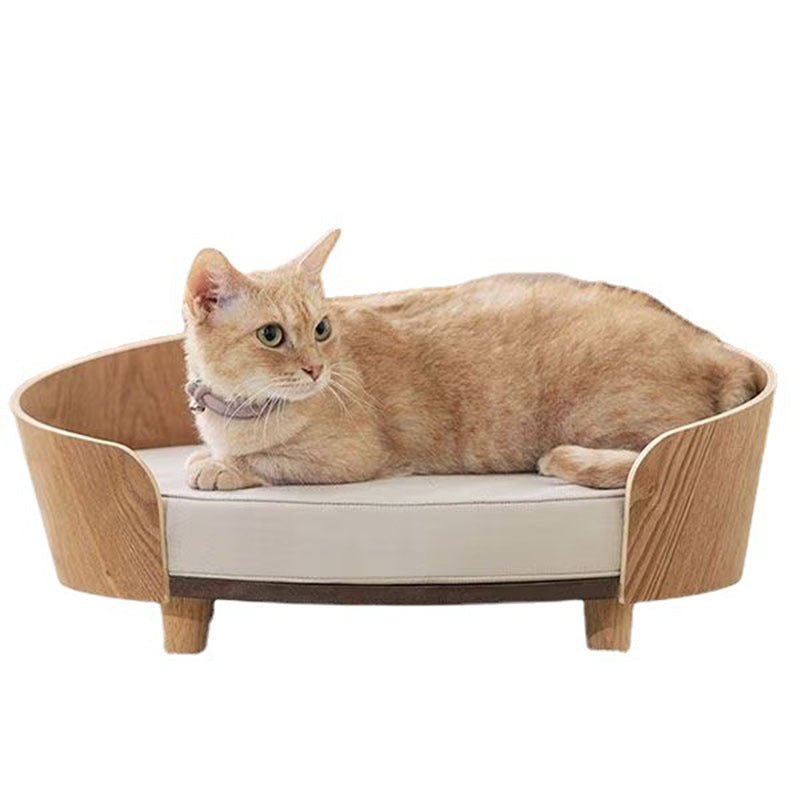 Cuccia in Legno per Gatti e Cani | Divanetto per Animali
