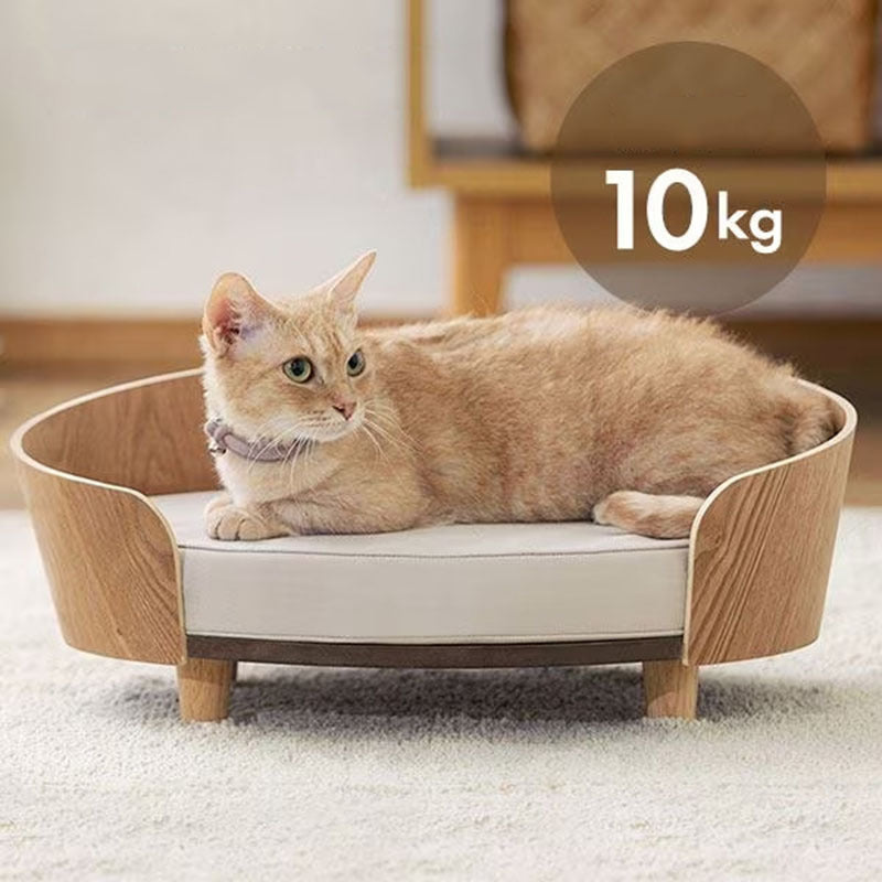 Cuccia in Legno per Gatti e Cani | Divanetto per Animali