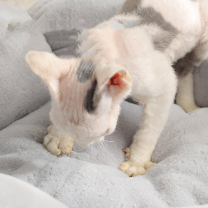 Tappetino Morbido per Cani e Gatti | Cuccia a Forma di Fiore