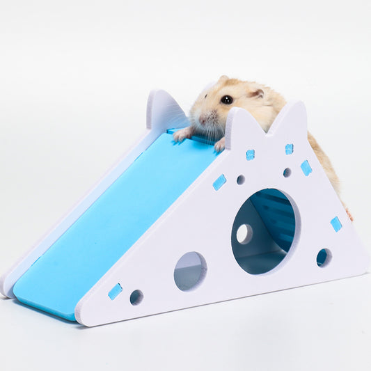 Scivolo con Casetta Colorata in PVC per Criceti