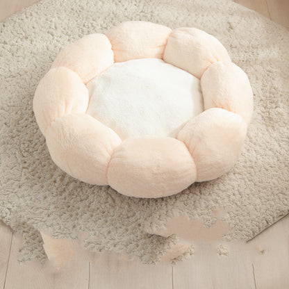 Tappetino Morbido per Cani e Gatti | Cuccia a Forma di Fiore