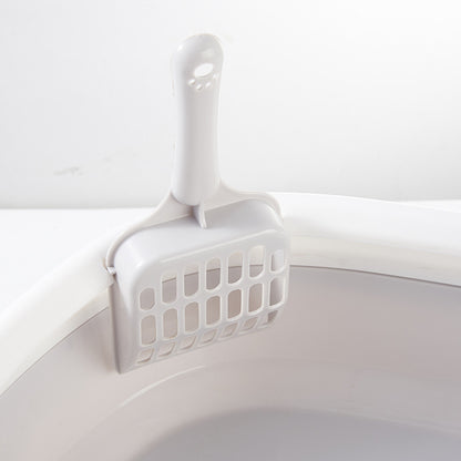 Lettoio per Animali con Paletta – Toilette Antischizzo in Plastica di Alta Qualità