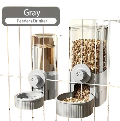 Dispenser Acqua/Cibo Automatico con Gancio – per Cani, Gatti e Conigli