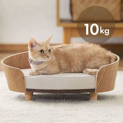 Cuccia in Legno per Gatti e Cani | Divanetto per Animali
